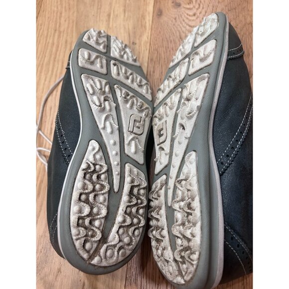 Footjoy Lopro Collection Golf Shoes Women's Size 7.5W Leather Black - Picture 7 of 7